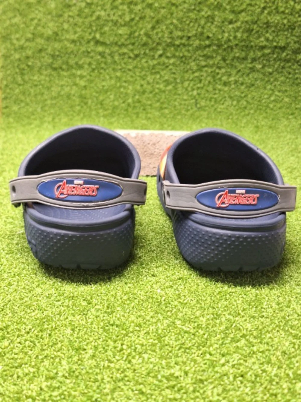 CROCS marvel Kids Graphic Clog in Navy, Red and Yellow